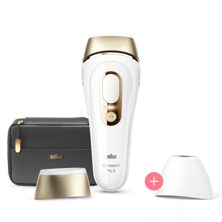 Braun Silk-expert Pro 5 PL5140 Hårfjernelses-system Guld Hvid